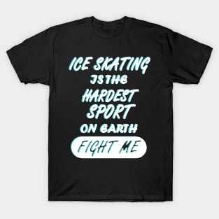 figure skating ice skating ice skates ice sports T-Shirt